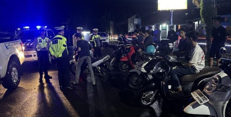 POLRES BENGKULU UTARA LAKSANAKAN BLUE SKY PATROL GUNA MENJAGA SITUASI KONDUSIFITAS DI BENGKULU UTARA